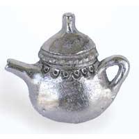 Emenee MK1055-AMS Home Classics Collection Teapot 1-3/4 inch x 2 inch in Antique Matte Silver gatherings Series
